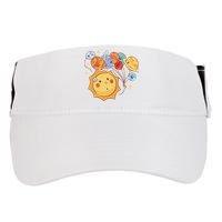 Sun And Planets Cute Galaxy Adult Drive Performance Visor