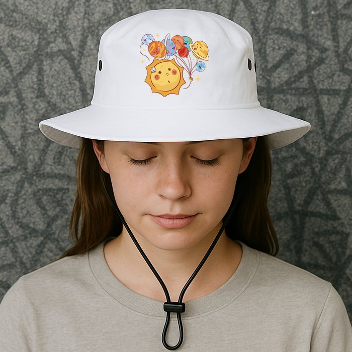 Sun And Planets Cute Galaxy Bucket Hat