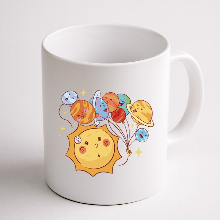 Sun And Planets Cute Galaxy Coffee Mug