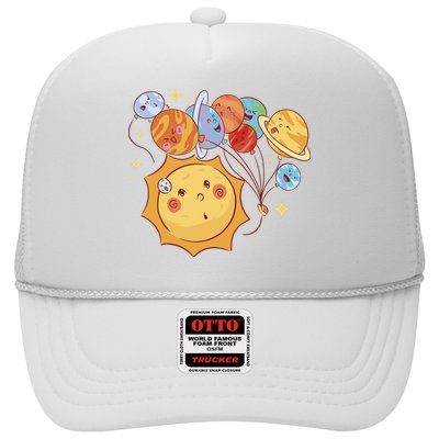 Sun And Planets Cute Galaxy Trucker Hat