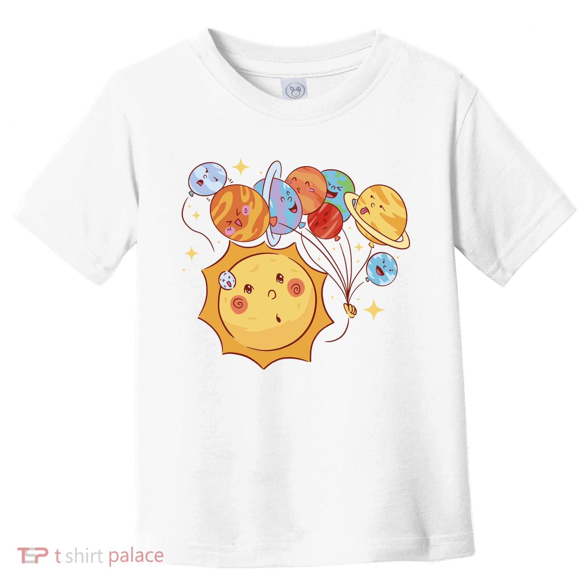 Sun And Planets Cute Galaxy Toddler T-Shirt