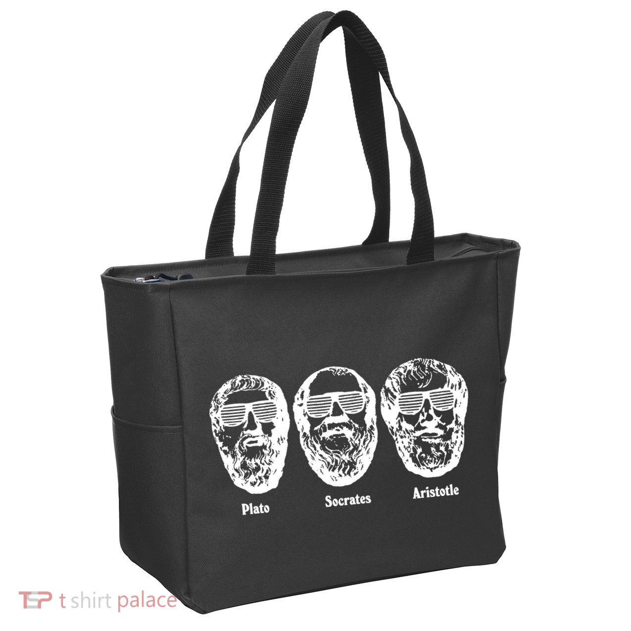 Socrates Aristotle Plato Zip Tote Bag