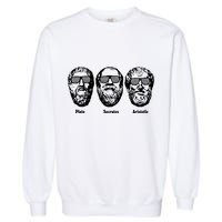 Socrates Aristotle Plato Garment-Dyed Sweatshirt