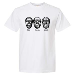 Socrates Aristotle Plato Garment-Dyed Heavyweight T-Shirt