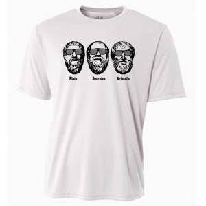 Socrates Aristotle Plato Cooling Performance Crew T-Shirt