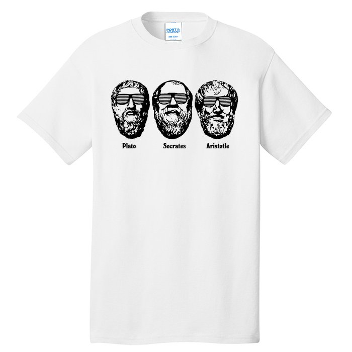 Socrates Aristotle Plato Tall T-Shirt