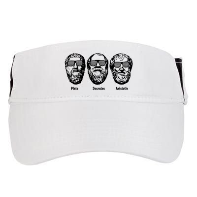Socrates Aristotle Plato Adult Drive Performance Visor