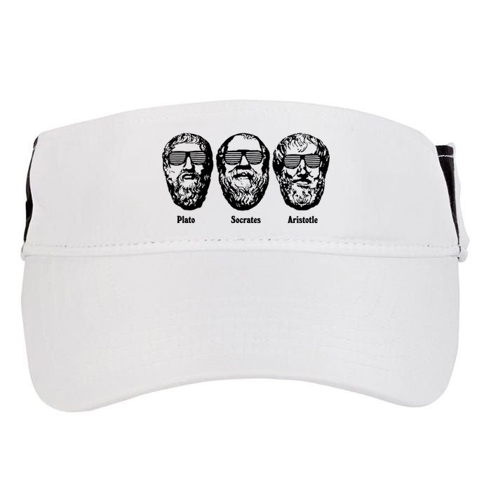 Socrates Aristotle Plato Adult Drive Performance Visor