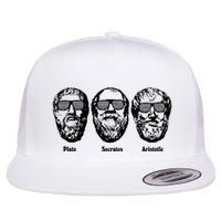 Socrates Aristotle Plato Flat Bill Trucker Hat