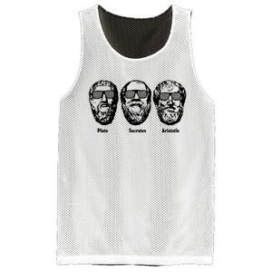 Socrates Aristotle Plato Mesh Reversible Basketball Jersey Tank