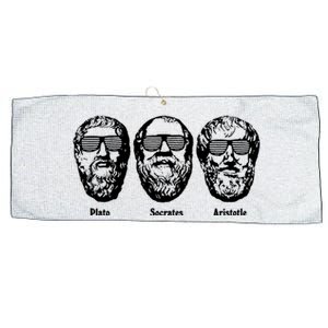 Socrates Aristotle Plato Large Microfiber Waffle Golf Towel