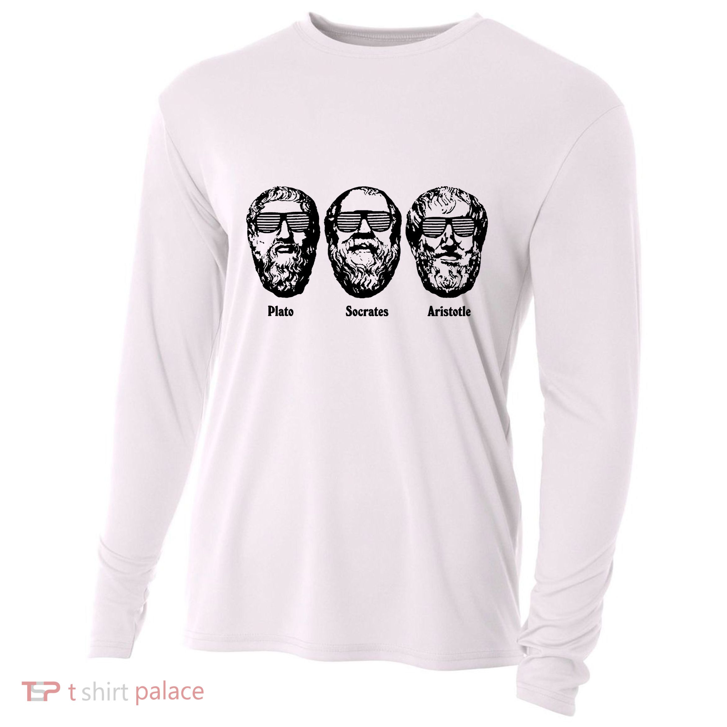Socrates Aristotle Plato Cooling Performance Long Sleeve Crew