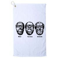 Socrates Aristotle Plato Platinum Collection Golf Towel