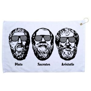 Socrates Aristotle Plato Grommeted Golf Towel