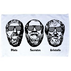 Socrates Aristotle Plato Microfiber Hand Towel