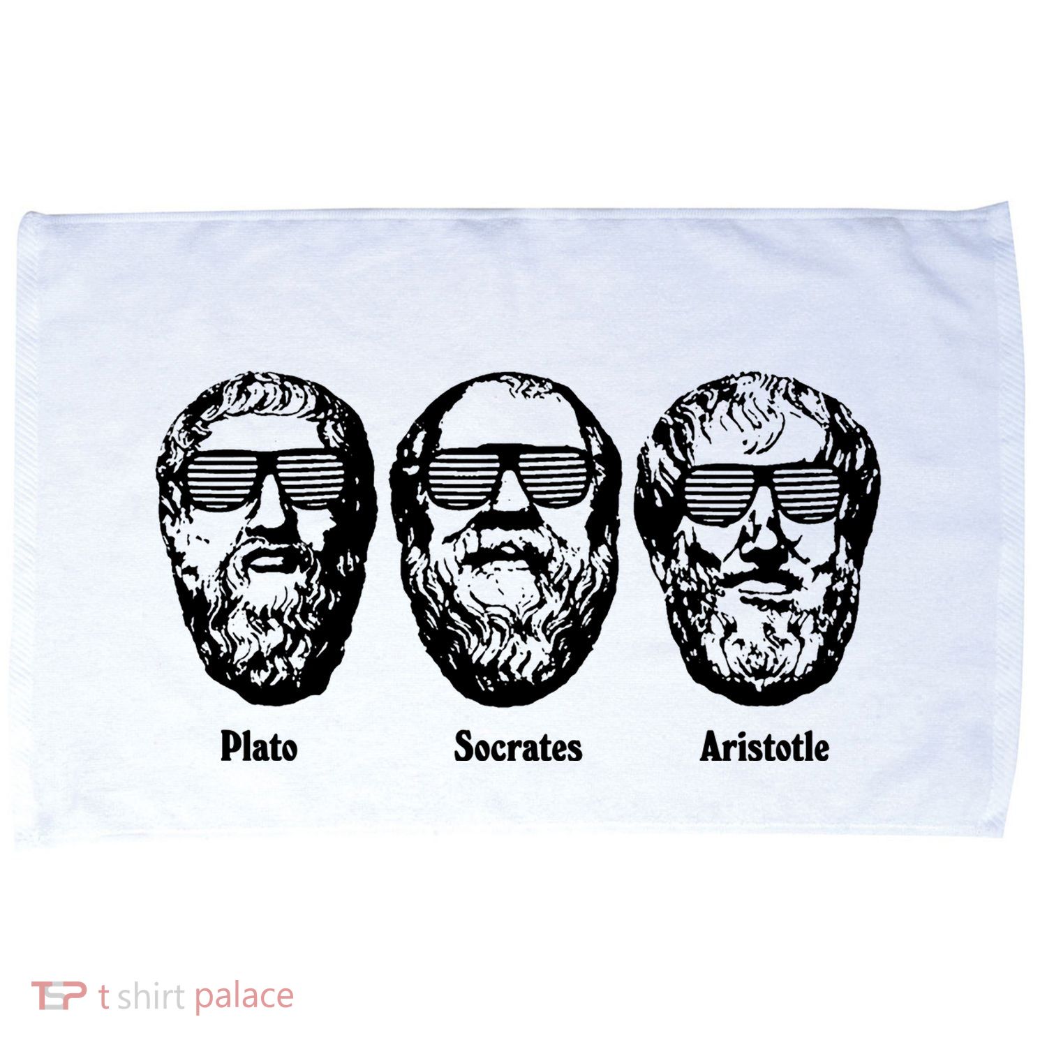 Socrates Aristotle Plato Microfiber Hand Towel