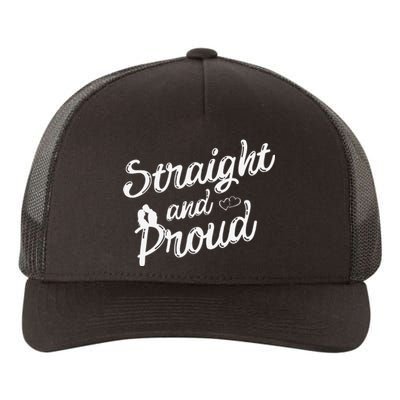 Straight And Proud Heterosexual Anti PC Funny Yupoong Adult 5-Panel Trucker Hat