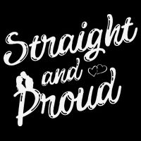 Straight And Proud Heterosexual Anti PC Funny Cooling Performance Crew T-Shirt