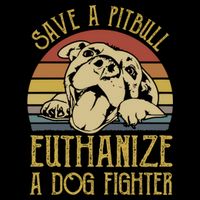 Save A Pitbull Euthanize A Dog Fighter Funny Gift Pitbull Lovers Gift Wool Snapback Cap