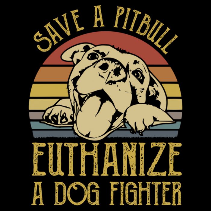 Save A Pitbull Euthanize A Dog Fighter Funny Gift Pitbull Lovers Gift Wool Snapback Cap