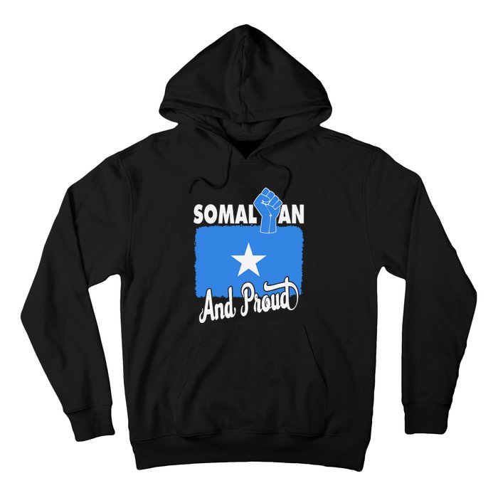 Somalian And Proud Love Somalia With Somalia Flag Fist Hoodie