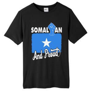 Somalian And Proud Love Somalia With Somalia Flag Fist Tall Fusion ChromaSoft Performance T-Shirt