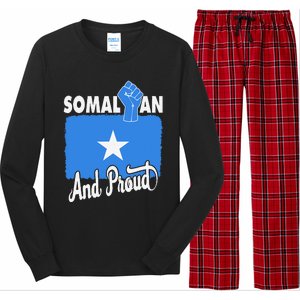 Somalian And Proud Love Somalia With Somalia Flag Fist Long Sleeve Pajama Set