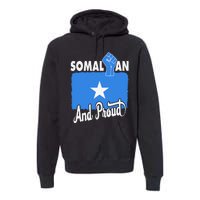 Somalian And Proud Love Somalia With Somalia Flag Fist Premium Hoodie