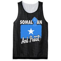 Somalian And Proud Love Somalia With Somalia Flag Fist Mesh Reversible Basketball Jersey Tank