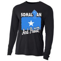 Somalian And Proud Love Somalia With Somalia Flag Fist Cooling Performance Long Sleeve Crew