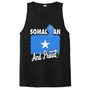 Somalian And Proud Love Somalia With Somalia Flag Fist PosiCharge Competitor Tank