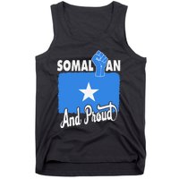 Somalian And Proud Love Somalia With Somalia Flag Fist Tank Top