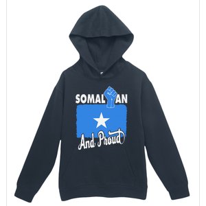 Somalian And Proud Love Somalia With Somalia Flag Fist Urban Pullover Hoodie