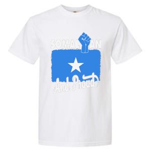 Somalian And Proud Love Somalia With Somalia Flag Fist Garment-Dyed Heavyweight T-Shirt