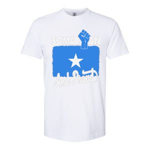 Somalian And Proud Love Somalia With Somalia Flag Fist Softstyle CVC T-Shirt