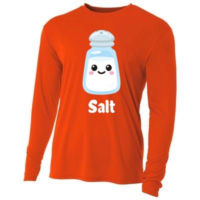 Salt And Pepper Matching Couple Halloween Best Friends Cute Gift Cooling Performance Long Sleeve Crew