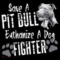 Save A Pitbull Euthanize A Dog Fighter Pit Bull Lover Gift Kids T-Shirt