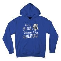 Save A Pitbull Euthanize A Dog Fighter Pit Bull Gift Tall Hoodie