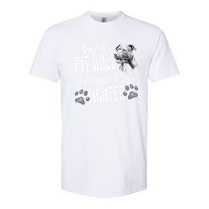 Save A Pitbull Euthanize A Dog Fighter Pit Bull Gift Softstyle CVC T-Shirt