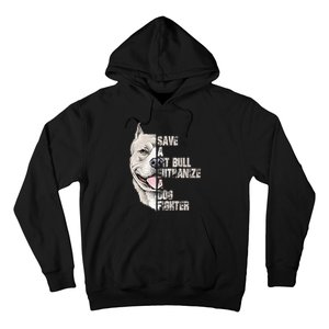 Save A Pitbull Euthanize A Dog Fighter Shirts Dogs Lover Gift Hoodie