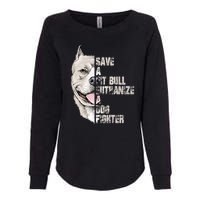 Save A Pitbull Euthanize A Dog Fighter Shirts Dogs Lover Gift Womens California Wash Sweatshirt