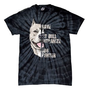 Save A Pitbull Euthanize A Dog Fighter Shirts Dogs Lover Gift Tie-Dye T-Shirt