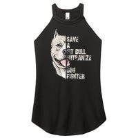 Save A Pitbull Euthanize A Dog Fighter Shirts Dogs Lover Gift Women's Perfect Tri Rocker Tank