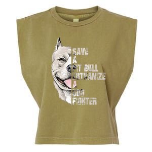 Save A Pitbull Euthanize A Dog Fighter Shirts Dogs Lover Gift Garment-Dyed Women's Muscle Tee