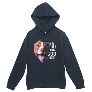 Save A Pitbull Euthanize A Dog Fighter Lover Dog Urban Pullover Hoodie