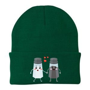 Salt And Pepper Shaker Couple Gift For Chefs And Cooks Knit Cap Winter Beanie