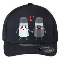 Salt And Pepper Shaker Couple Gift For Chefs And Cooks Flexfit Unipanel Trucker Cap