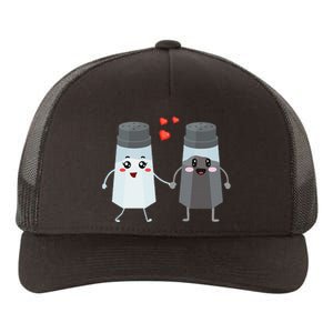 Salt And Pepper Shaker Couple Gift For Chefs And Cooks Yupoong Adult 5-Panel Trucker Hat