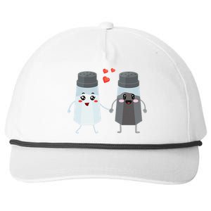 Salt And Pepper Shaker Couple Gift For Chefs And Cooks Snapback Five-Panel Rope Hat