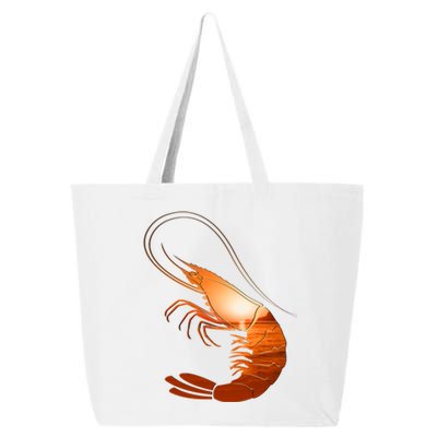 Shrimp And Prawn Lovers Silhouette Earth Day And Ocean Week Cool Gift 25L Jumbo Tote